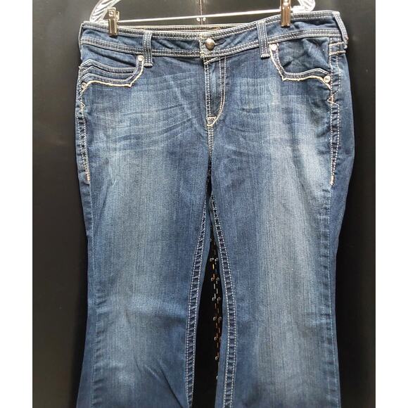 ARIAT  Mens Jeans Size 34R x 32" Standard 5 pocket design "Ruby" Boot Cut ! - Picture 2 of 6